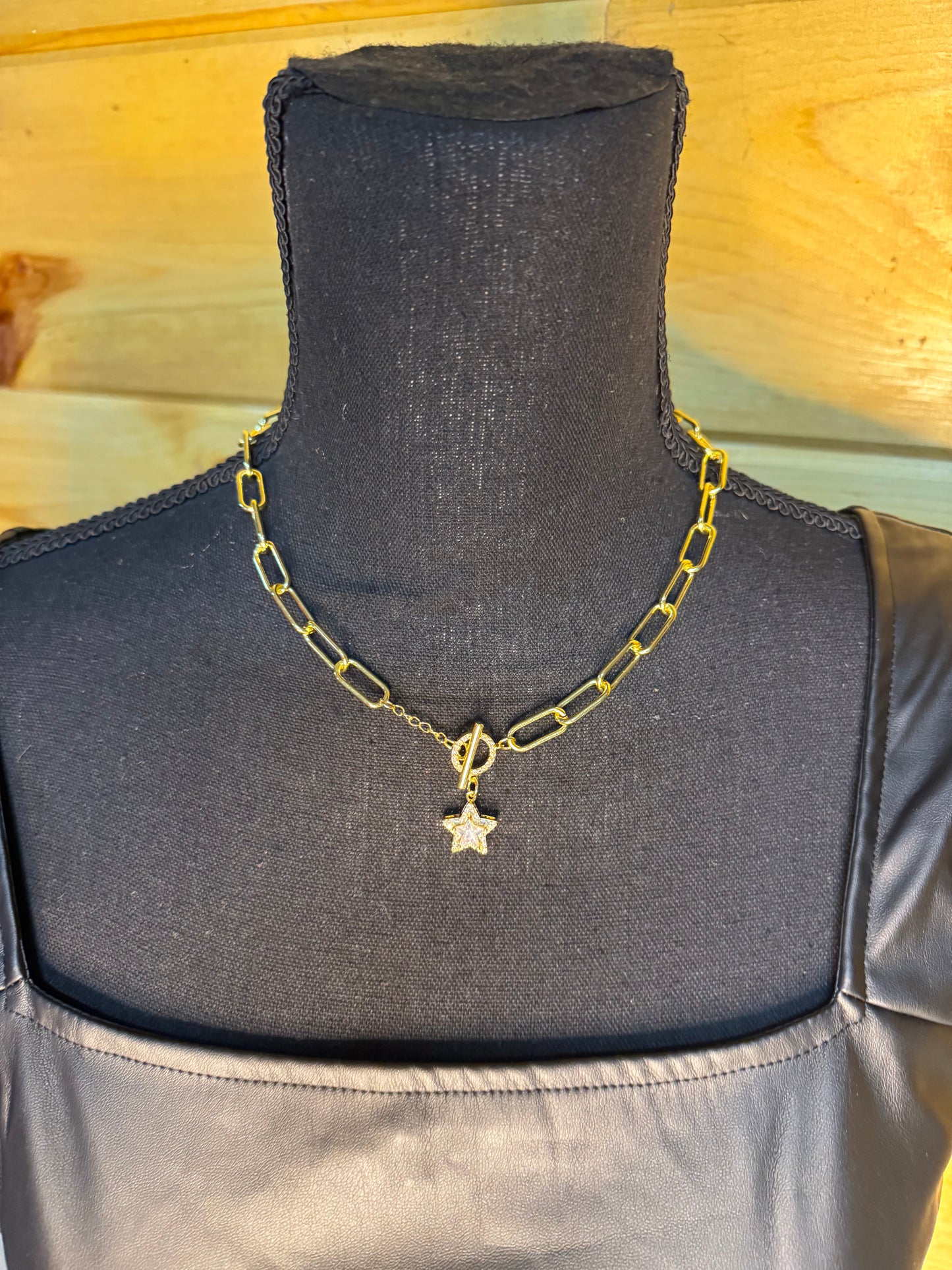 Paperclip Star Necklace