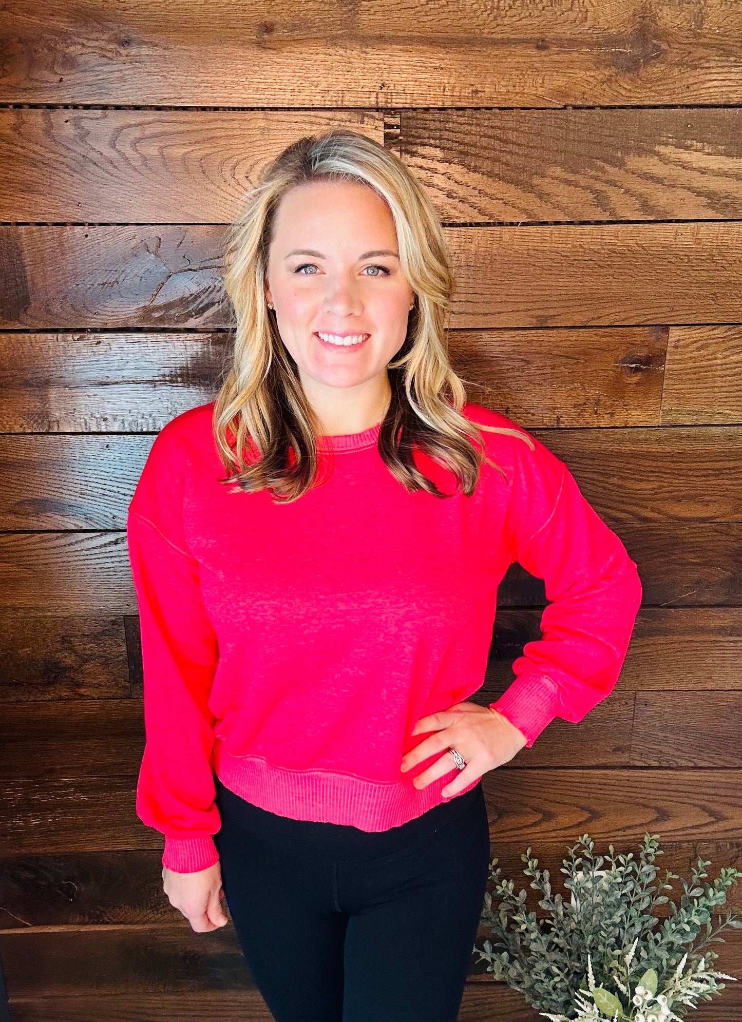 Fuchsia Crop Top