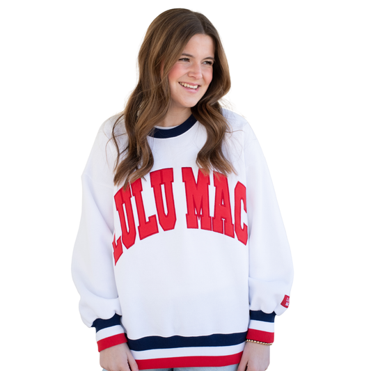 LM-SW-1004 Social Society Red/Navy Stitch